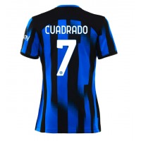 Koszulka piłkarska Inter Milan Juan Cuadrado #7 Strój Domowy dla kobiety 2023-24 tanio Krótki Rękaw